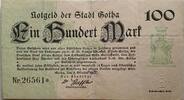 Deutschland Deutsches Reich 100 Mio. Mark Notgeld der Stadt Gotha -