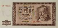 DDR 5 Mark Banknote -
