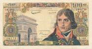 100 Nouveaux Francs 5.4. 1962 Frankreich Bonaparte type 1959 III mit Stichlöcher