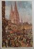 Drittes Reich Deutschland AK Propaganda 2. Weltkrieg Ansichtskarte Postkarte Ganzsache Kölner Dom Karneval -