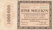 Deutsches Reich Deutschland 100 Millionen Mark Dresden-Neustadt, Amtshauptmannschaft Reihe B -