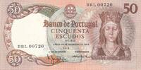 Portugal 50 Escudos Banknote Banco de Portugal -