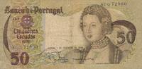 Portugal 50 Escudos Banknote Portgal 50 Escudos -