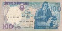 Portugal 100 Escudos Banknote Portugal 100 Escudos -