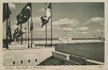 Drittes Reich Deutschland AK Propaganda 2. Weltkrieg Ansichtskarte, Postkarte Nürnberg. Zeppelinfeld mit Festtribune -