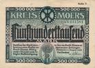 Moers 500 Tausend Mark Gutschein des Kreises -