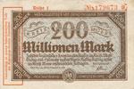 Moers 200 Millionen Mark Notgeld des Kreises -