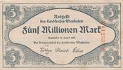 Wiesbaden 5 Millionen Mark Notgeld des Landkreises -