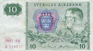 Schweden 10 Kronor / Kronen 1987 III 4.69 US$ Tax included +  11.73 US$ shipping
