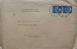 Drittes Reich Deutschland Briefumschlag, 2. Weltkrieg Langenwetzendorf, Geschäftspapiere, an die Redektion der Greizer Zeitung -