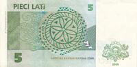 Lettland 5 Lati -