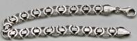 Silberschmuck 925er Silber Armband, byzantinisches Silberarmband, L. 18,5 cm -