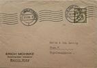 Drittes Reich Deutschland Briefumschlag, 2. Weltkrieg Berlin-Charlottenburg 2 Erich Mohnke Briefmarken-Versand -