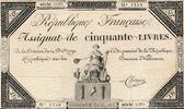Franreich 50 Livres Assignat -