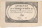 Frankreich 500 Livres Assignat -