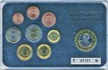 Malta Euro-Premiumsatz 1 Cent - 2 Euro im Privat Folder, Medaille -