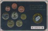 Griechenland Euro-Premiumsatz 1 Cent - 2 Euro im Privat Folder, Medaille, versch.Jahre -