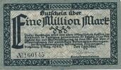 Deutschland Deutsches Reich 1 Million Mark Notgeldschein, Siegburg Rheinland -