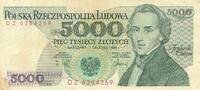 Polen 5000 Złotych Zloty -