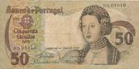 Portugal 50 Escudos Geldschein -