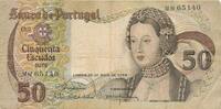 Portugal 50 Escudos Geldschein -