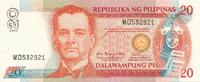 Philippinen 20 Piso Geldschein -