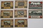 Deutschland Deutsches Reich 25, 6* 50, 100 Pfennig Notgeld Ahrensbök Schleswig-Holstein, Alten und Frauenbreitungen 8 Stück -