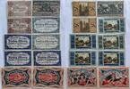 Deutschland Deutsches Reich 3* 25, 7* 50 Pfennig Notgeld Hannover, Hameln Niedersachsen 10 Stück -