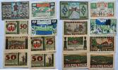 Deutschland Deutsches Reich 10, 20, 5*50 Pfennig Notgeld Haltern Westfalen, Bad Harzburg, Harzgerode, Silberhütte Sachsen-Anhalt -