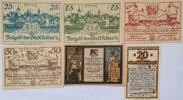 Deutschland Deutsches Reich 10, 25, 2*50, 75 Pfennig, 1 Mark Notgeld Köln Mülheim Nordrhein-Westfalen, Köben, Koberg 6 Stück -