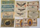 Deutschland Deutsches Reich 10, 4*25, 9*50 Pfennig Notgeld Lippspringe Löbejün Lobeda Luckenwalde Lübeck Lüneburg Lutter Callnberg -