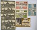 Deutschland Deutsches Reich 10, 20, 6*50 Pfennig Notgeld Mellenbach Thüringen, Mühlhausen, Münster Westfalen 8 Stück -