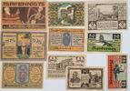 Deutschland Deutsches Reich 3*25, 3*50, 2*75 Pfennig, 1, 2 Mark Notgeld Nieheim Nordrhein-Westfalen, Nordhausen Thüringen, Norderney -