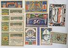 Deutschland Deutsches Reich 10, 25, 5*50, 2*75 Pfennig, 1 Mark Notgeld Paulinzella, Plaue, Plau Mecklenburg, Plön, Philippsthal, Poppenbüttel -