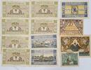 Deutschland Deutsches Reich 10, 7*25, 4*50 Pfennig Notgeld Sonneberg Thüringen, Stassfurt Sachsen-Anhalt 12 Stück -