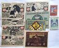 Deutschland Deutsches Reich 2*25, 8*50 Pfennig Notgeld Uelzen Niedersachsen, Vegesack Bremen, Weimar Thüringen, Weissenfels -