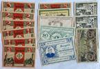 Deutschland Deutsches Reich 4*25, 4*50, 75 Pfennig, 2*1, 2*2, 3 Mark Notgeld Winsen, Wittgensdorf, Wörishofen, Wurzbach, Ziesar -