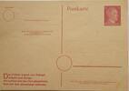 Deutschland, Drittes Reich, 2. Weltkrieg AK Postkarte, Ganzsache, Propaganda Der Führer kennt nur Kampf, Arbeit und Sorge, 6 Pfennig -