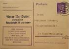 Deutschland, Drittes Reich, 2. Weltkrieg AK Postkarte, Ganzsache, Propaganda von Pirmasens nach Hinterweidenthal Der Führer kennt nur Kampf, Arbeit und Sorge -
