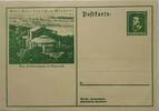 Deutschland, Drittes Reich, 2. Weltkrieg AK Ansichtskarte, Ganzsache, Propaganda Postkarte, Ehrt Eure deuschten Meister!, Das Festsppielhaus in Bayreuth 6 Pfg -