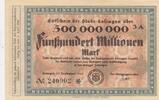 Solingen 500 Millionen Mark Gutschein der Stadt -