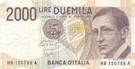 Italien 2000 Lire Banknote -