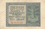 Polen 1 Zlotych Zloty Banknote -