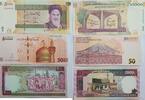 Iran 2000, 50000, 500000 Rials 3* Banknoten lot -