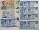 Singapur 6*1, 5 Dollars Banknoten 7 Stück lot -