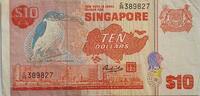 Singapur 10 Dollars Banknote -