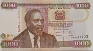 1000 Shillings 2003 Kenia Banknote II/II+