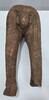 Afrika Alte Holzfigur, massiv Afrikanische Stammeskunst -Beinfigur -