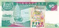Singapur $ 5 Dollars Banknote -