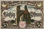 Deutschland, Deutsches Reich 50 Pfennig Notgeldschein, Stadt Neuruppin -